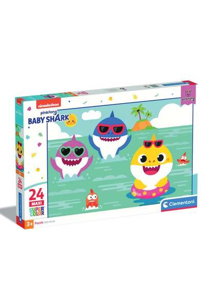 CLEMENTONI Puzzle Clementoni, Maxi, Baby Shark, 24 piese