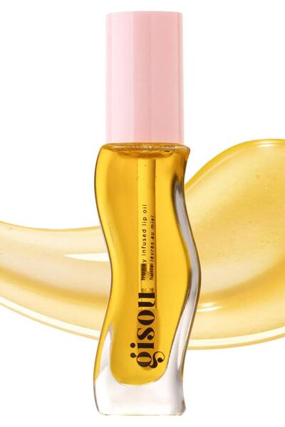 gisou Honey Infused Moisturizing and Brightening Lip Care Oil Honey Gold 8ml