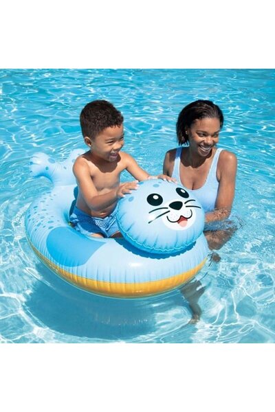 Prlk toys حذاء أطفال قابل للنفخ من Wet Set Sevimli Fok مقاس 1.07 × 76 سم للبح...