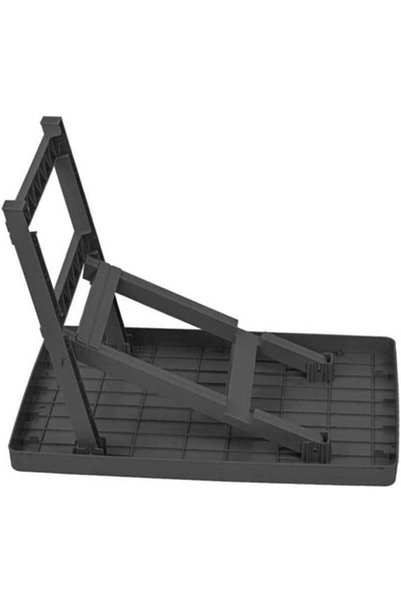 STEPORAX Katlanabilir Büyük Boy Portatif Masa, PP Plastik, 50x70 cm, Piknik Masası, Kamp Masası, Minimal ve Hafif Tasarım, Balkon ve Bahçe için