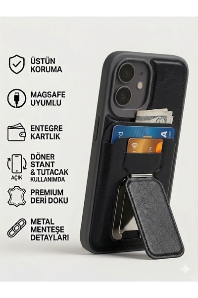 AVDA İphone 16 Cüzdanlı Magsafe Kılıfı