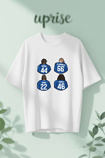 Vordevia Tricou supradimensionat din bumbac imprimat Off Campus Briar Logan T...
