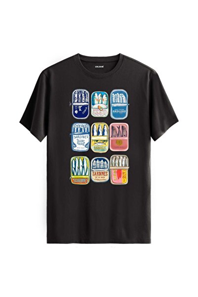 Colermi Vintage Sardines Printed T-Shirt