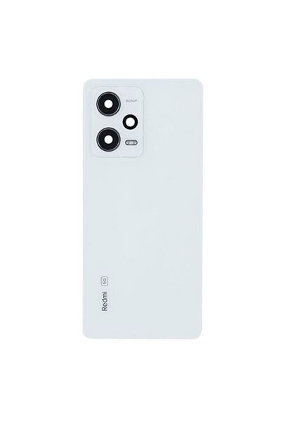 Yedcom Xia omi Uyumlu Redmi Note 12 Pro 5G Beyaz Kamera Camlı Arka Pil Kapağı...