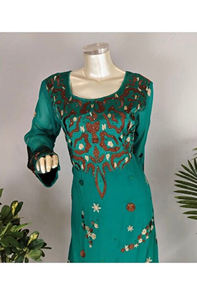 ASIAN Sama Jalabiya Stylish Women's Jalabiya with Golden Design
