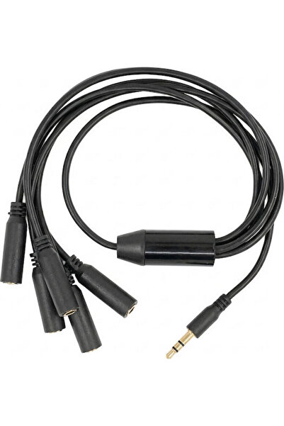 Shelly Διακλαδωτής ήχου 1 σε 5 για υποδοχή 3.5mm