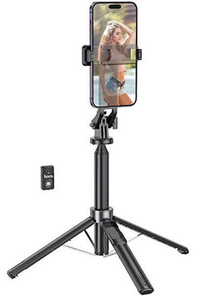 hoco. Hoco K21 Selfie Stick Τρίποδο Κινητού Τηλεφώνου Bluetooth Μαύρο