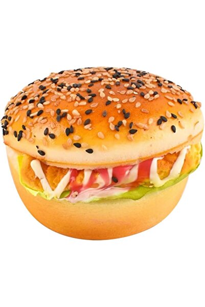 Nettenevime Yapay Burger Tavukburger Yumuşak Dokulu 10cm