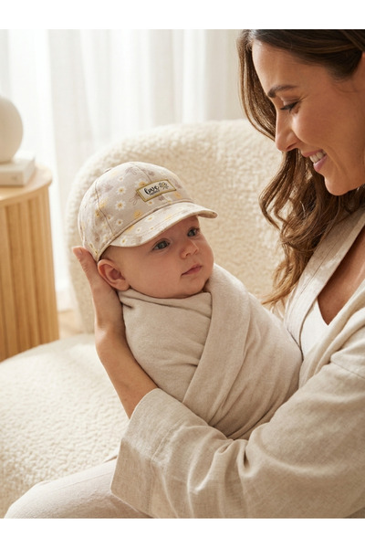 PIECE SIGNATURE 0-18 Months Baby Sun Hat - Cute Rabbit and Sun Pattern Cotton...