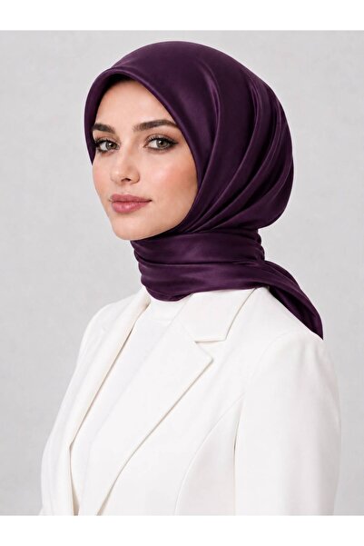 minelesarp Crystal Single Color Scarf. Non-Slip, Non-Wrinkle Resistant. (Navy...