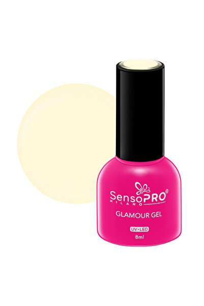 SensoPRO Milano Ojă semipermanentă Glamour Gel 8ml, cu parfum de vanilie # 09