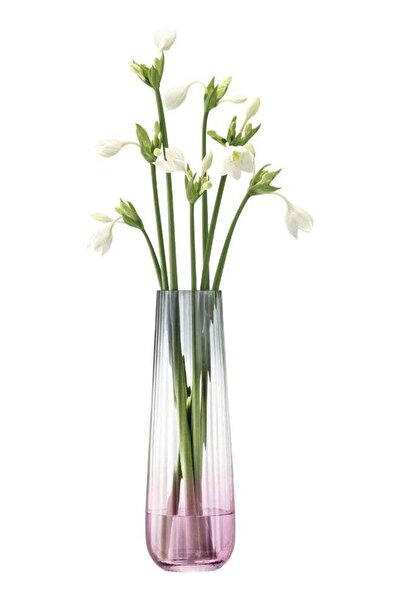 LSA International DU13 Dusk Vase H36 cm Pink/Grey
