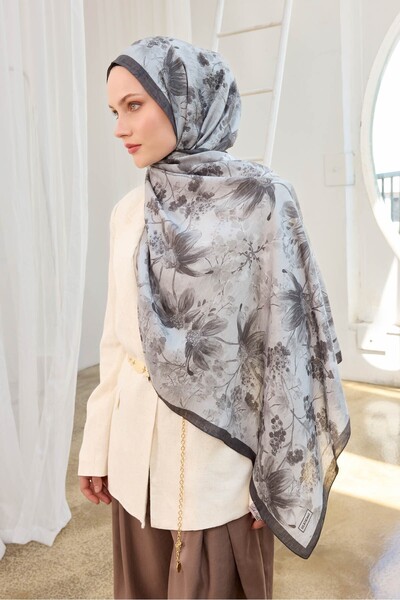 Silk Home Urban Hours Botanical Smoked Mayda Shawl