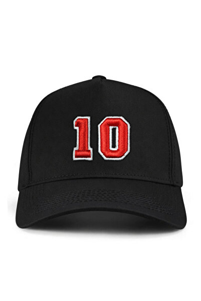 PataCute Number 10 Embossed Molded Baseball Cap
