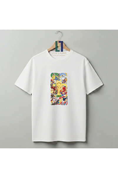 Grafftee Clothing World Cup 26 Special Series Design Printed Premium Cotton U...