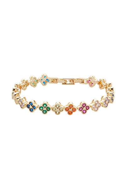 U.S. Polo Assn. Brățară din metal placată cu aur galben, cu logo personalizat...