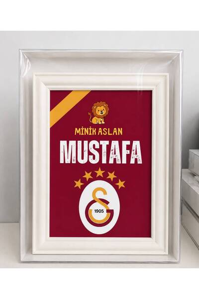 Özel isimli taraftar GS hediye anı çerçevesi