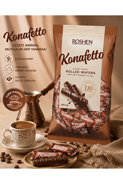 Roshen Konafetto Çikolata Dolgulu Çıtır Çikolata 1 Kg