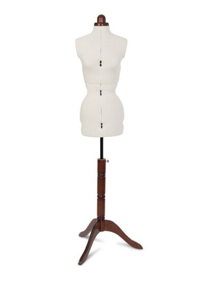 Adjustoform Manechin vintage premium masura S, reglabil 36-42, alb Lady Valet