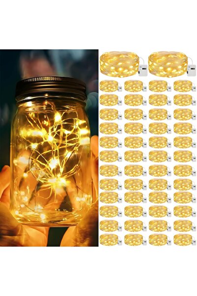 OEM Μικρά φωτάκια LED σειράς, με μπαταρίες, 2μ, 20 LED, για πάρτι, DIY, Θερμό...
