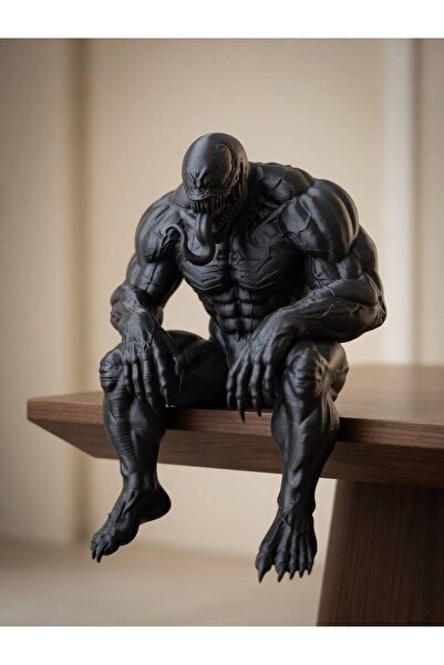 Storm3D venom oturan figür/kitaplık süsü/masa dekoru