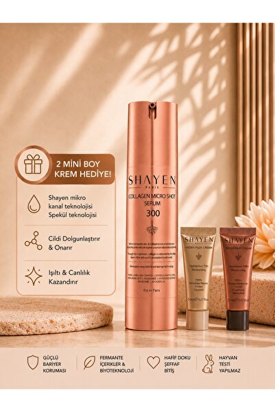 Shayen Paris Shayen-cosm-mıcro shot+bıo+hydra tester set- 3 pcs