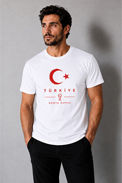 İncili Tekstil Μπλουζάκι Unisex με θέμα την Τουρκία για το Παγκόσμιο Κύπελλο,...