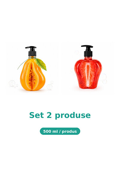 Tasty Set 2 Produse Tasty, Mix Pepene Galben, Capsuni