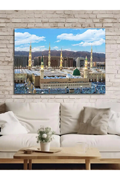 Ender Express Medine Mescidi Nebevi Yeşil Kubbe Panoramik Kutsal Mekan Manzar...