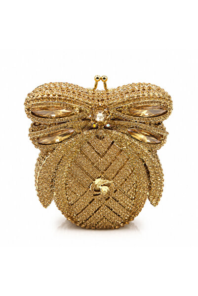 ARCAD Luxury Crystal Butterfly Clutch Bag for Women