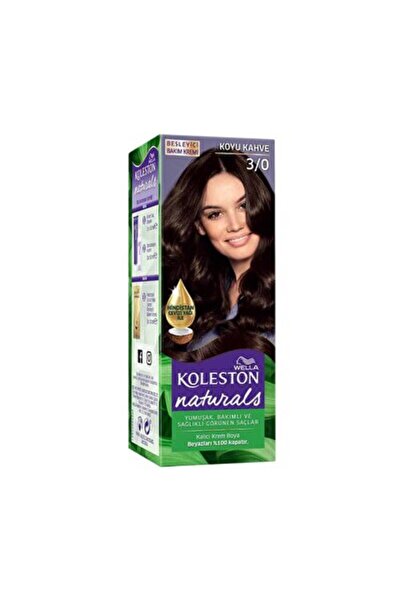 Koleston Naturals Saç Boyası 3/0 Koyu Kahve 1 adet