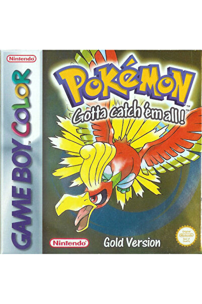 Nintendo Πόκεμον Χρυσή Έκδοση Χρυσό Εκδοτικό Έπιπλο Γραπτό (Gold Edition Game...