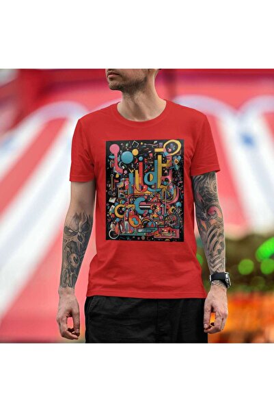 iLovePrints Colorful Abstract Art Tshirt