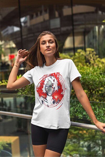 iLovePrints Abstract Portrait of a Woman Tshirt