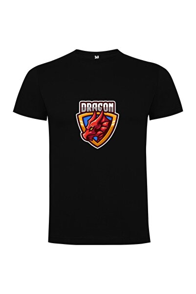 iLovePrints Royal Dragon Emblem Tshirt