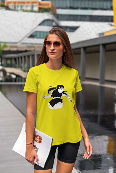 iLovePrints Anime Character with Guns Tshirt