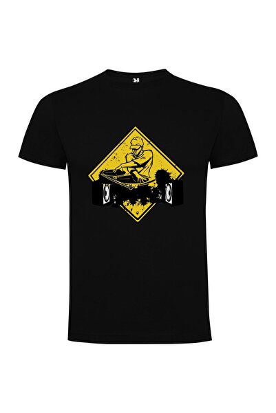 iLovePrints Skateboard DJ Turntables Tshirt