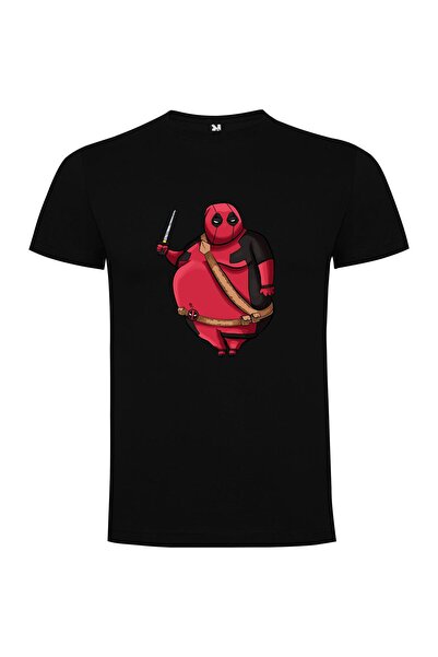 iLovePrints Deadpool's Iconic Cutlery Tshirt