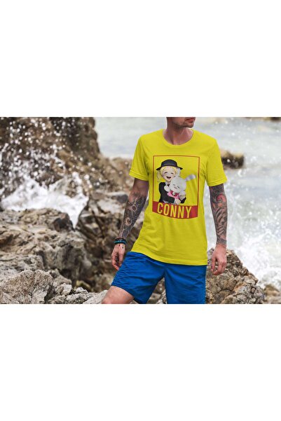 iLovePrints Happy Cartoon Character with Bunny Tshirt