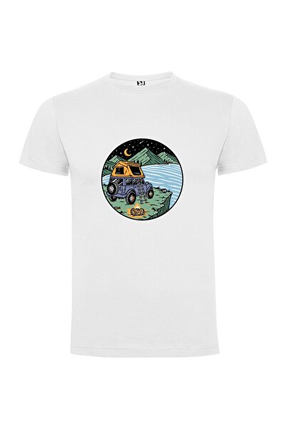 iLovePrints Starlit Truck Camping Tshirt