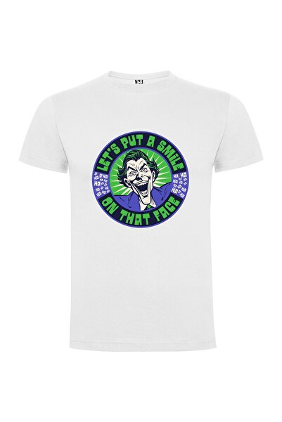 iLovePrints Sarcastic Joker's Grin Tshirt
