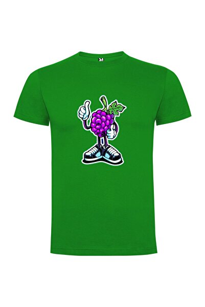 iLovePrints Purple Grape Mascot Marvel Tshirt