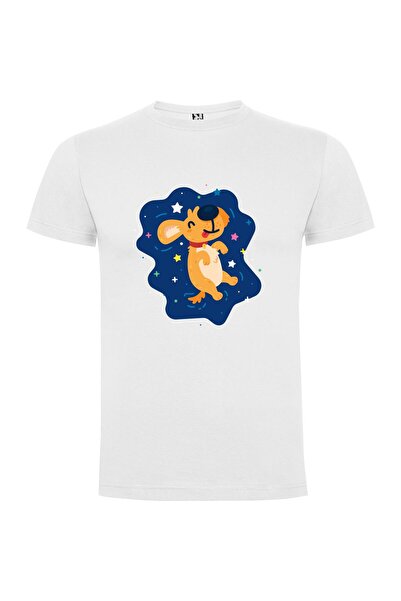 iLovePrints Starry Corgi Cosmonaut Tshirt