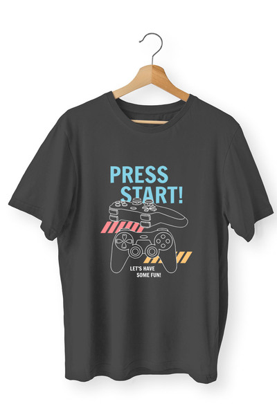 iLovePrints Μπλούζα Gaming Press Start