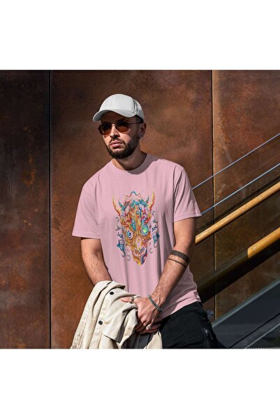 iLovePrints Abstract Skull Artwork Tshirt
