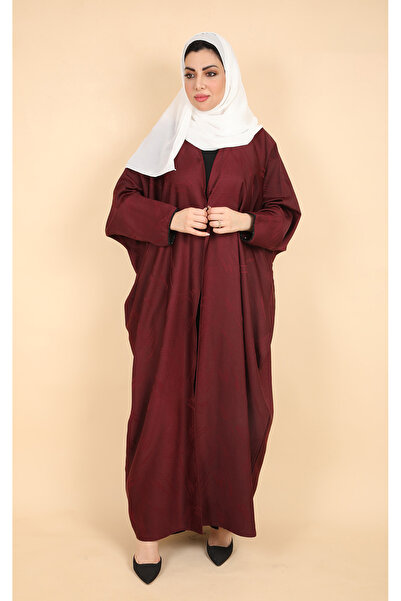 Stylish Fashion Abaya from Stylish Fashion Soft Wrap in Burgundy Color