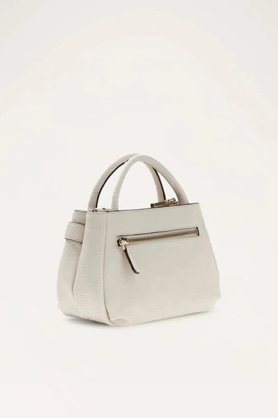 Guess Ella Logo Small Women's Ecru Handbag Hwpd9746760-Stl