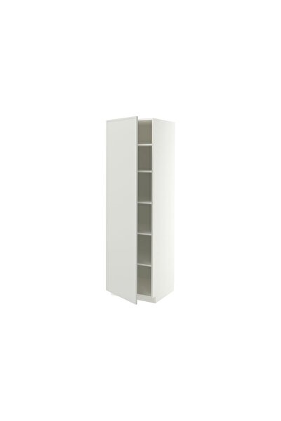 IKEA METOD METOD Mutfak Boy Dolabi - Açık Gri, G60 x D61.6 x Y208 cm