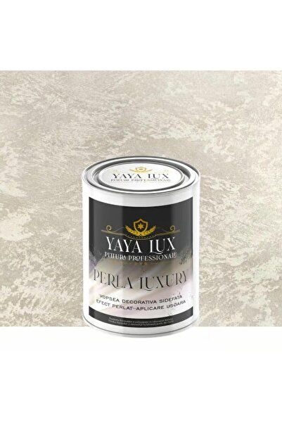 YaYa Color Vopsea Decorativă Perla Luxury Bej Deschis 1L cu fulgi perlați