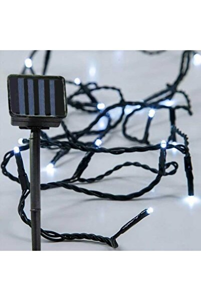 EUROLAMP 96 λαμπάκια LED σε σειρά με ηλιακό συλλέκτη - solar panel, 9,5 m, πρ...